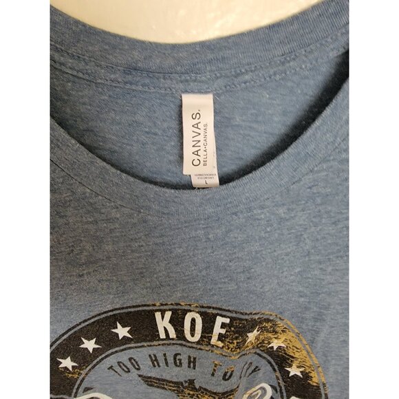 Koe Wetzel And The Konvicts Rock Country Too High To Cry Grray T-Shirt Adult's L - Picture 3 of 5